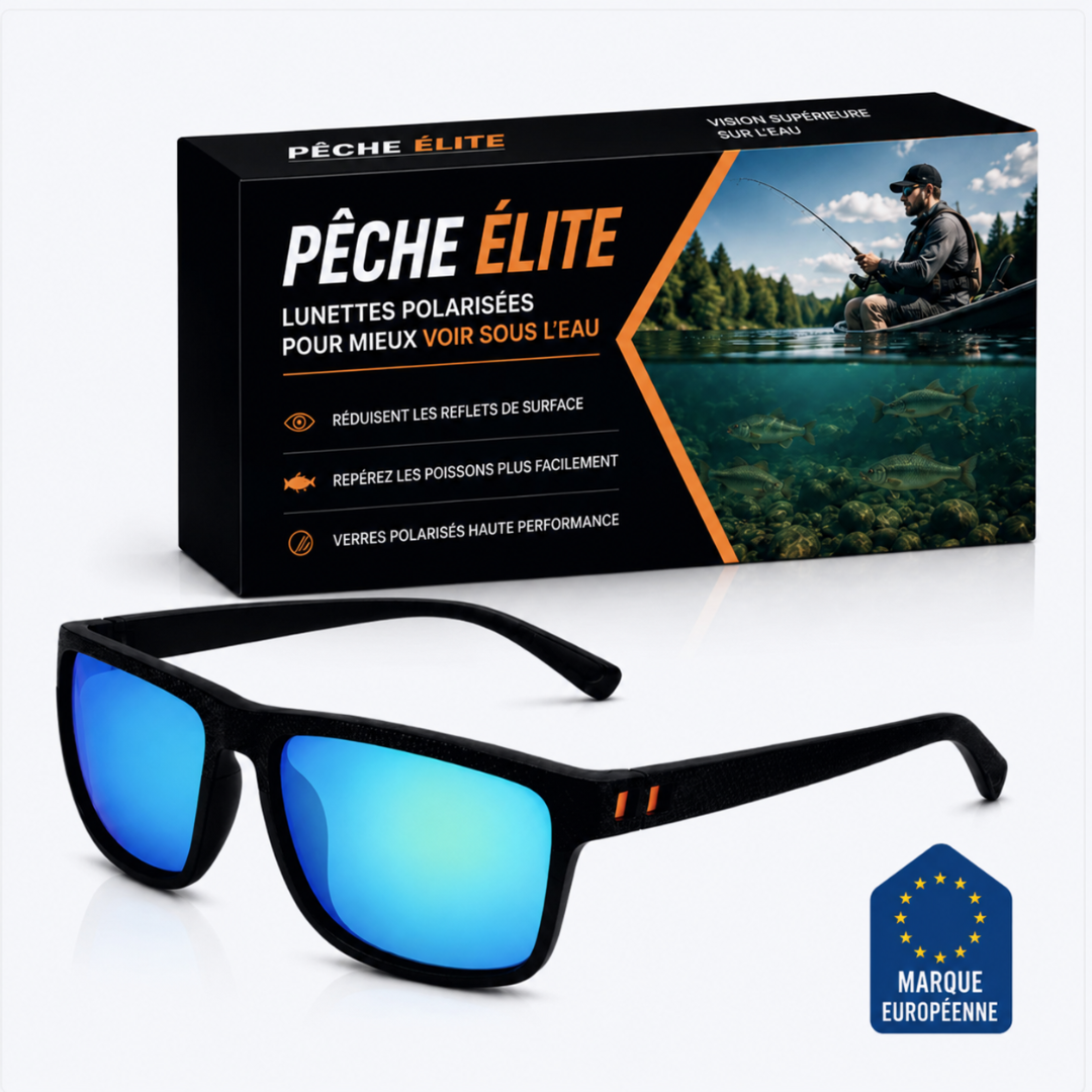 Lunettes hyper polarisées pour la pêche