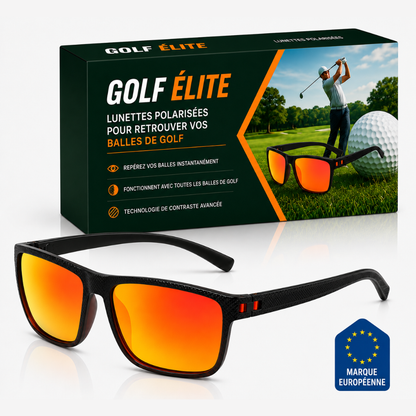 Lunettes hyper polarisées de golf