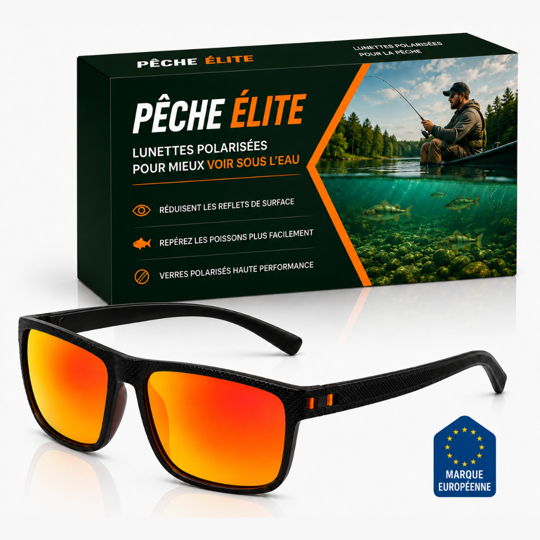 Lunettes hyper polarisées pour la pêche