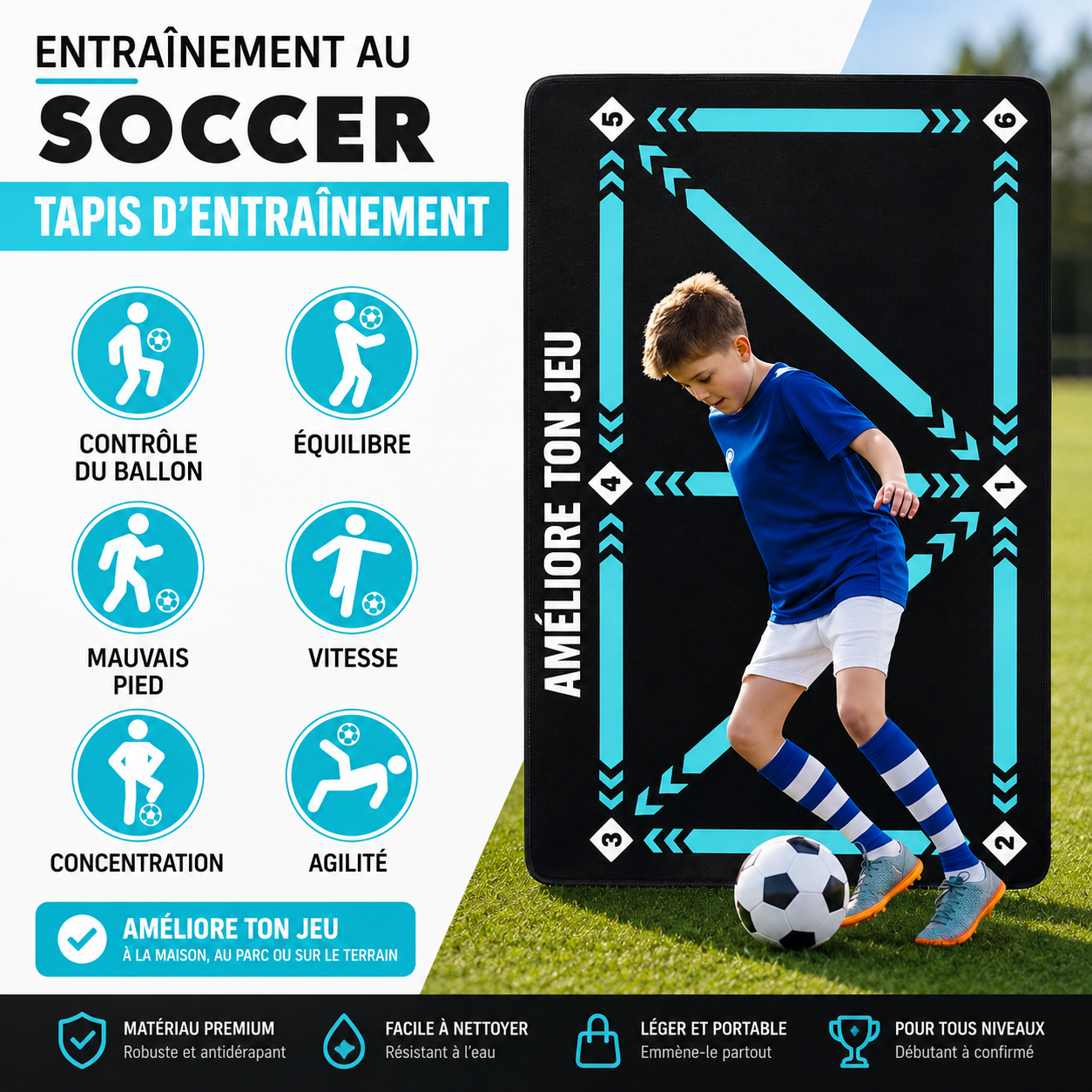 Kova Performance – Tapis d’entraînement pour devenir pro