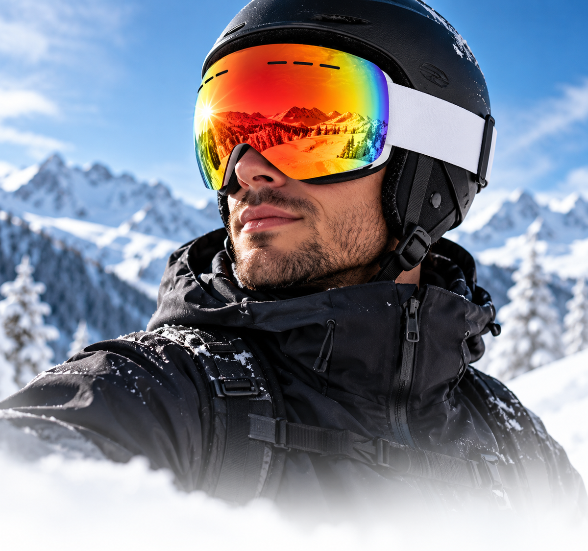 KOVA – Lunettes de ski anti-buée avec protection UV